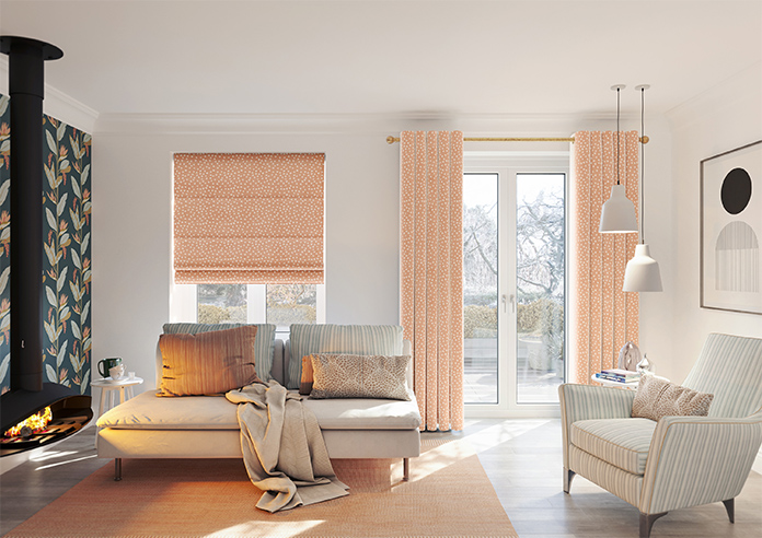 Confetti, Cinnabon - Twist&Fit Roman Blind - Image 8